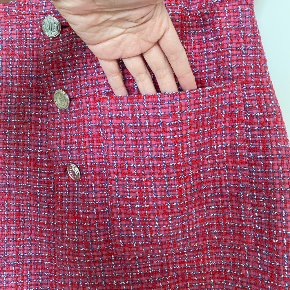 MAJE Tweed Wrap Dress - Picture 9 of 11